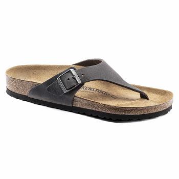 Sandále Birkenstock Como Oiled Kozene Panske Siva | SK 339SGL